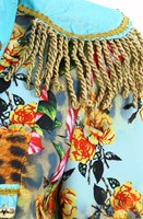 Dames Blazer Panther Flower Luxe (detail)