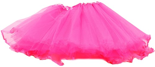 Kinder Tule Rokje 3 Lagen Pink