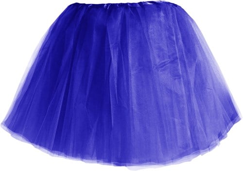 Tule Rokje 3 lagen Blauw (40cm)