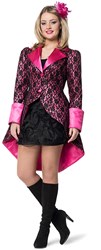 Slipjas Pink met Kant Luxe 