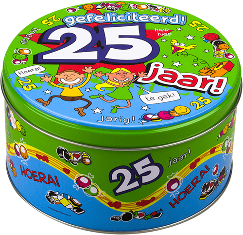 Snoeptrommel 25 jaar