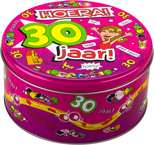 Snoeptrommel 30 jaar Vrouw