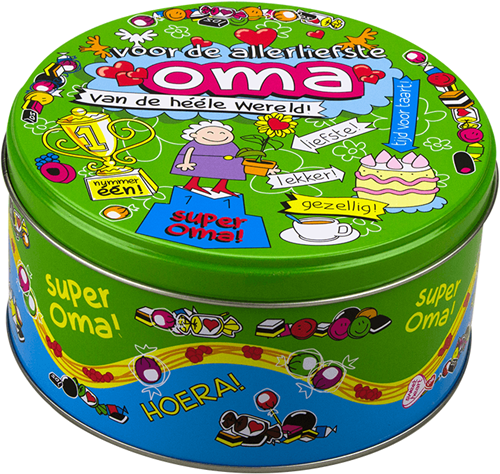 Snoeptrommel Oma