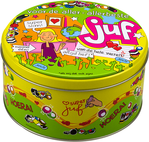 Snoeptrommel Juf