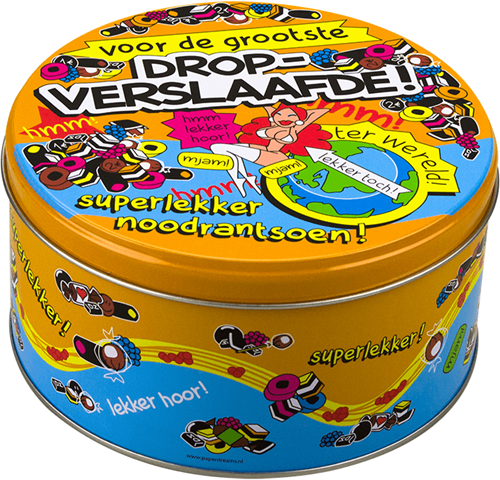 Snoeptrommel Dropverslaafde