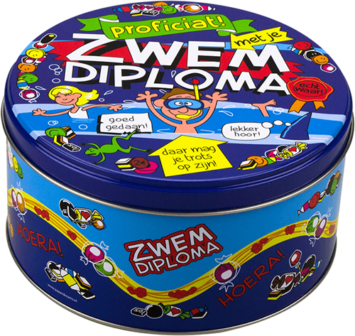 Snoeptrommel Zwemdiploma