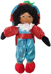 Decoratie Pop Zwarte Piet Shiny (35cm)