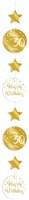 Hangdeco 30 Jaar Luxe Goud/Wit (120cm)