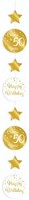 Hangdeco 50 Jaar Luxe Goud/Wit (120cm)