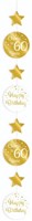 Hangdeco 60 Jaar Luxe Goud/Wit (120cm)