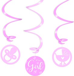 Swirl Hangdeco It's A Girl!