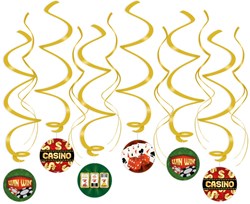 Swirl Decoratie Casino (12st)