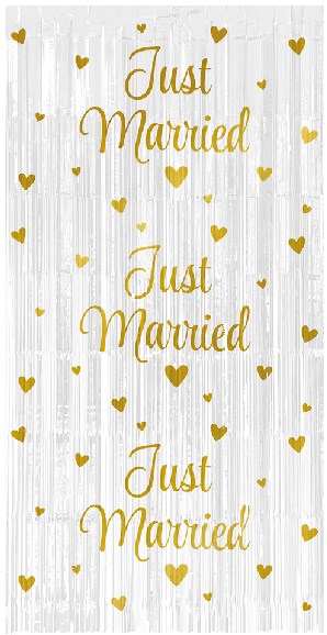 Deurgordijn Just Married