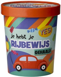 Candy Bucket Rijbewijs