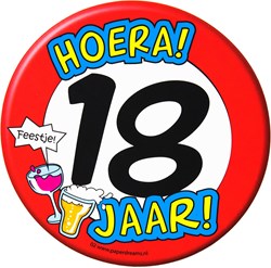 Bierviltjes Hoera! 18 jaar!
