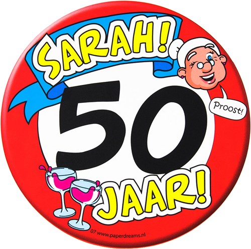 Bierviltjes Sarah! 50 jaar!