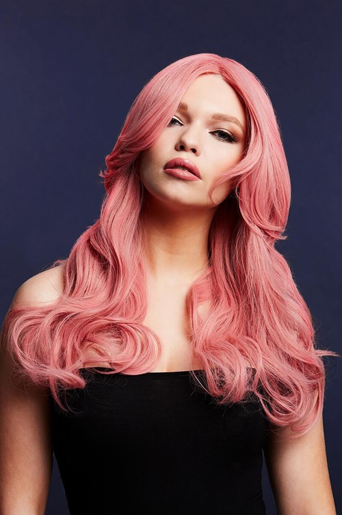 Fever Pruik Nicole Luxe As Roze