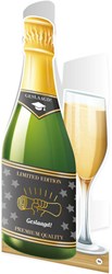 Champagne Kaart - Geslaagd