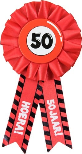Rozet 50 Jaar Verkeersbord