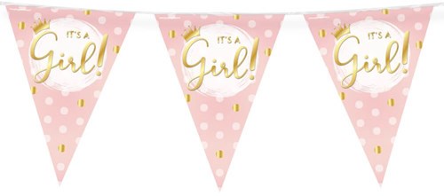 Vlaggenlijn It's A Girl! (10m)