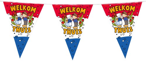 Vlaggenlijn Welkom Thuis - 10m