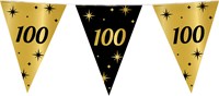 Vlaggenlijn 100 Jaar Classy Goud/Zwart (10m)