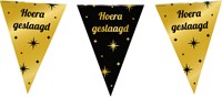Vlaggenlijn Classy Hoera Geslaagd - 10m