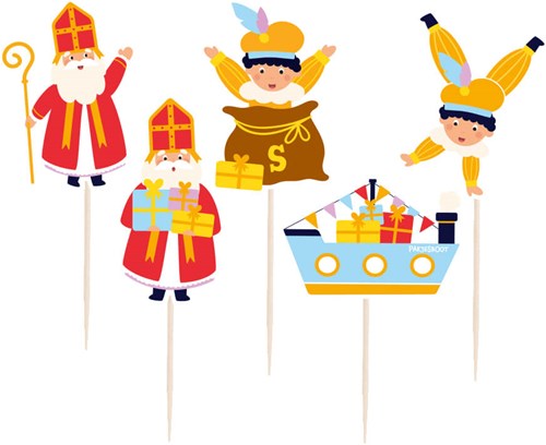 Cocktail Prikkers Sinterklaas - 15st
