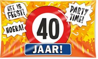 Gevelvlag 40 Jaar (150x90cm)