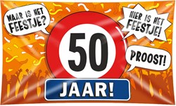 Gevelvlag 50 Jaar - 150x90cm