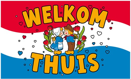 Gevelvlag Welkom Thuis - 150x90cm