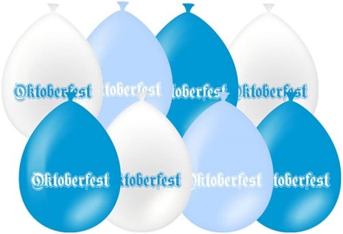 Ballonnen Oktoberfest - 8st
