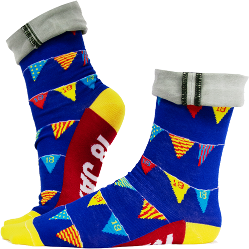 Funny Socks 18 Jaar!