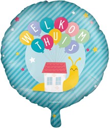 Folieballon Welkom Thuis (46cm)