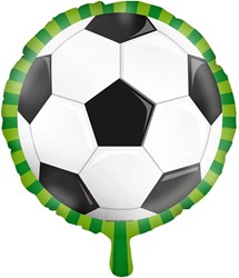 Folieballon Voetbal Groen (46cm)