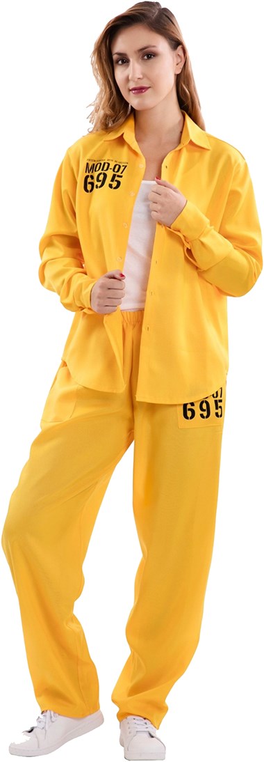 Dameskostuum Gevangene Geel Vis a Vis Kopen?