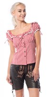 Dames Lederhose Niki Zwart (wildbock) -2