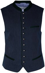 Trachtenvest Agonis Donkerblauw-Groen