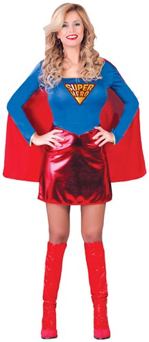 Dameskostuum Superwoman 