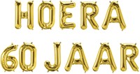 Folieballon Letterslinger Hoera 60 jaar