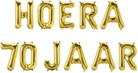 Folieballon Letterslinger Hoera 70 jaar