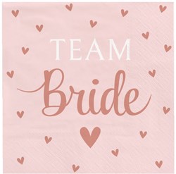 Servetten Bride to Be/Team Bride - 16st