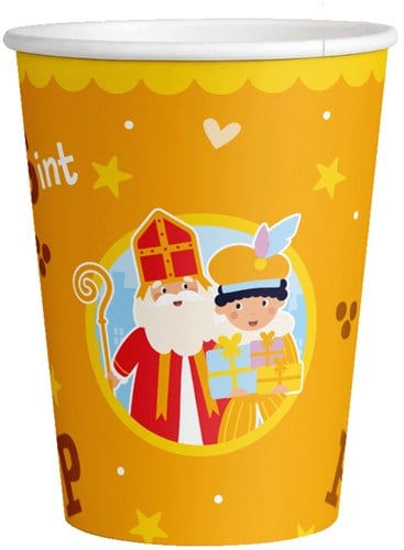 Bekers Sinterklaas 8st - 250ml