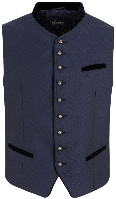 Trachten Vest Stefan Blauw (product)