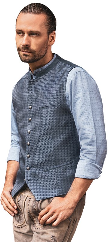 Trachtenvest Leo Luxe Donkerblauw (voorbeeld)