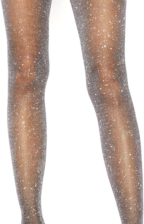 Glitterpanty Zwart-Zilver Lurex (detail)