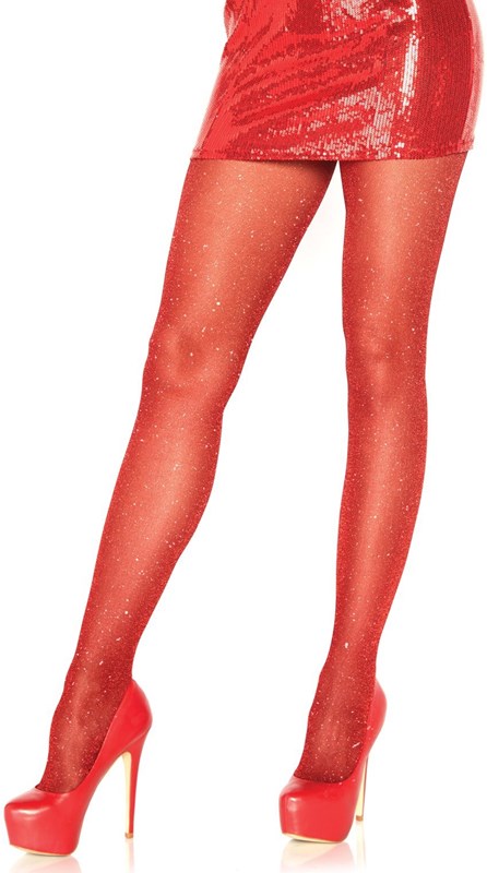 Glitterpanty Rood Lurex