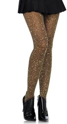 Glitterpanty Zwart-Goud Lurex