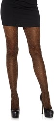 Glitterpanty Zwart-Koper Lurex
