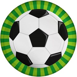 Voetbal Bordjes 23cm - 8st